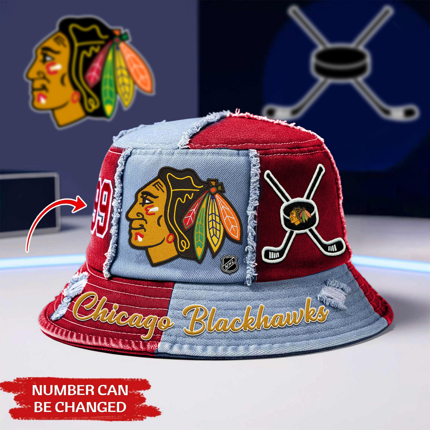 Premium CHI x NHL Bucket Hat DATND TANTD 080526