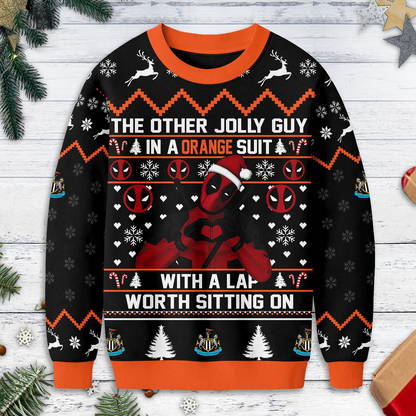Premium EPL X NEW Deadpool Christmas Ugly Sweater NDT TDT125