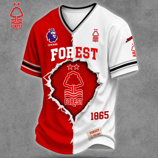 Premium EPL X NF Game Day Streetwear V-neck  Shirt NDT VHM 040626