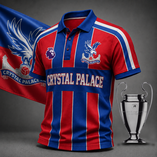 Premium EPL x CP Heritage Stripe Rugby Polo Shirt