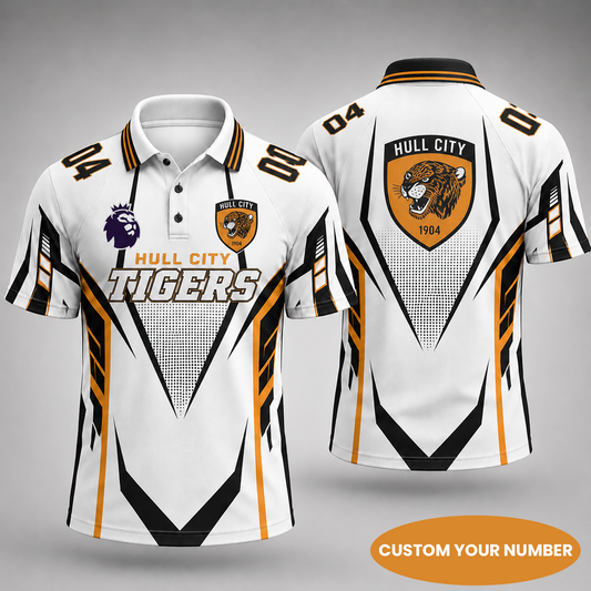 Premium EPL x HUL Gridiron Performance Polo Shirt for True Fans