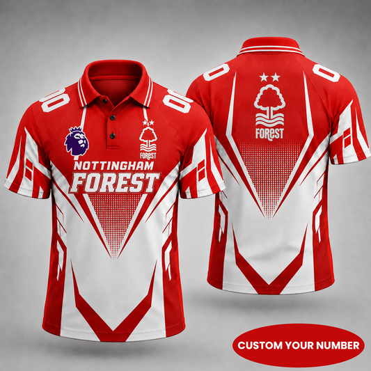 Premium EPL x NFO Gridiron Performance Polo Shirt for True Fans