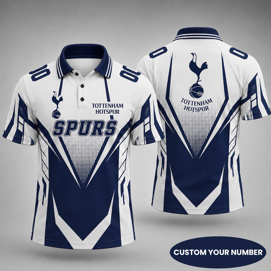 Premium EPL x TOT Gridiron Performance Polo Shirt for True Fans