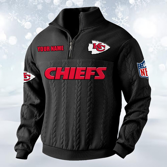 Premium KCC x NFL Cable Knit Quarter-Zip DATND TANTD
