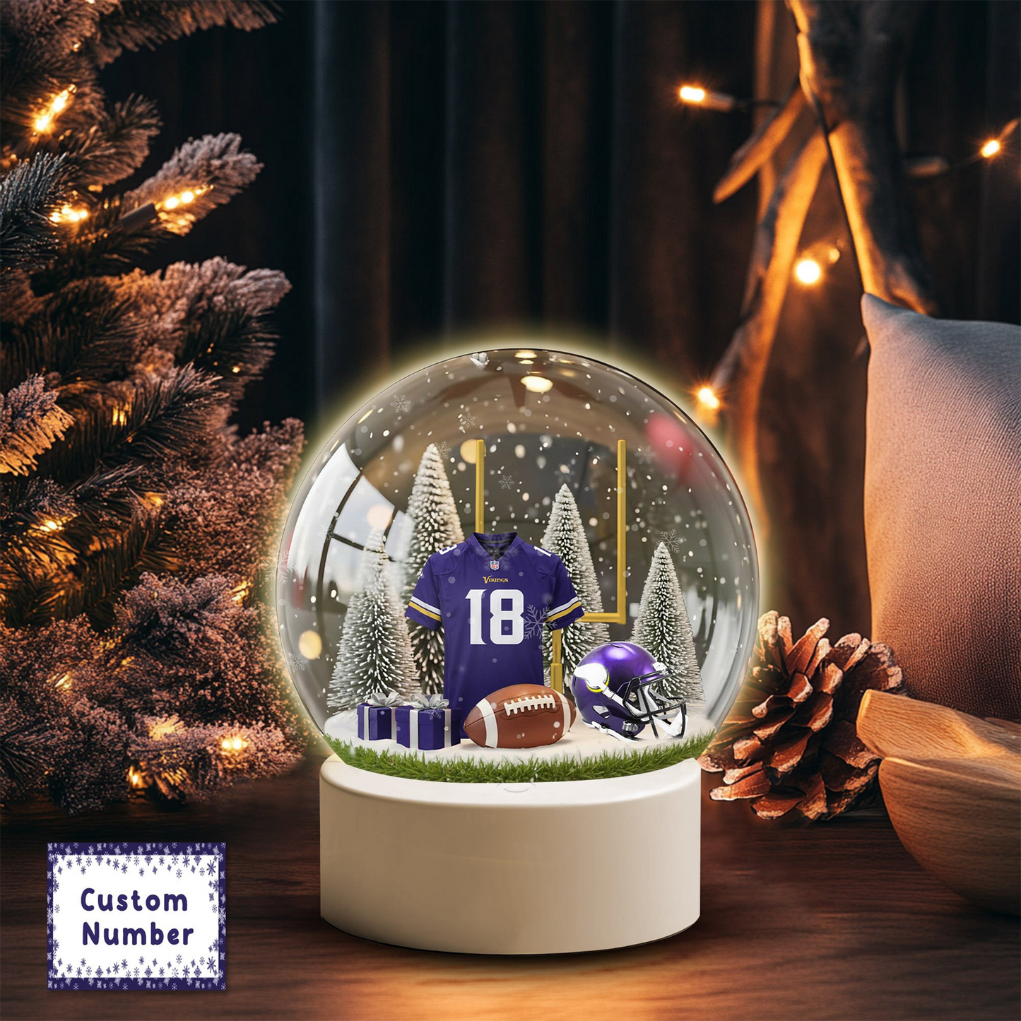 Premium MIN x NFL Christmas Ornaments DATND TANTD