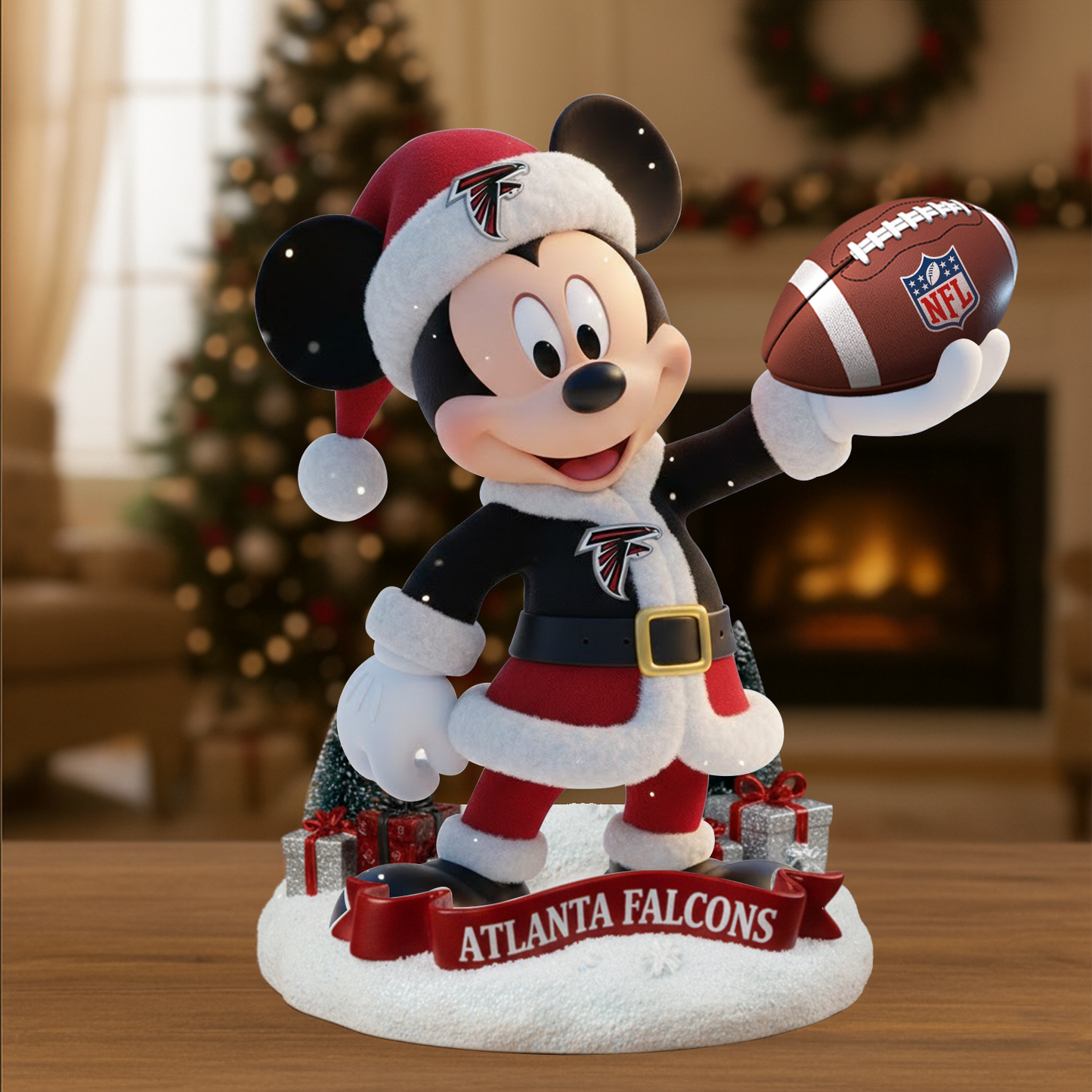 Premium NFL ATL x MIC Christmas Arcylic Plaque DATND TANTD