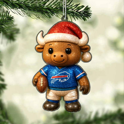 Premium NFL BUF Chrismast Ornament V4 NMD TTV