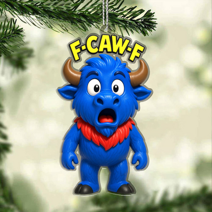 Premium NFL BUF Chrismast Ornament V4 NMD TTV