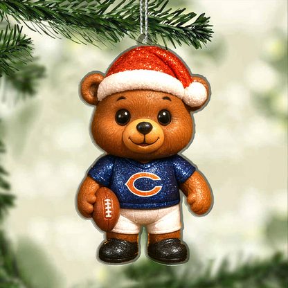 Premium NFL CHI Chrismast Ornament V4 NMD TTV