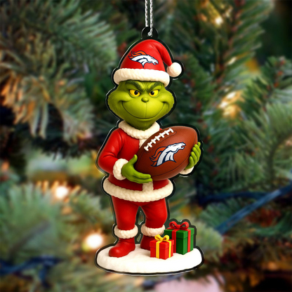 Premium NFL DEN Chrismast Ornament V4 NMD TTV