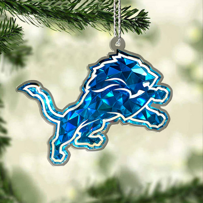 Premium NFL DET Chrismast Ornament V4 NMD TTV