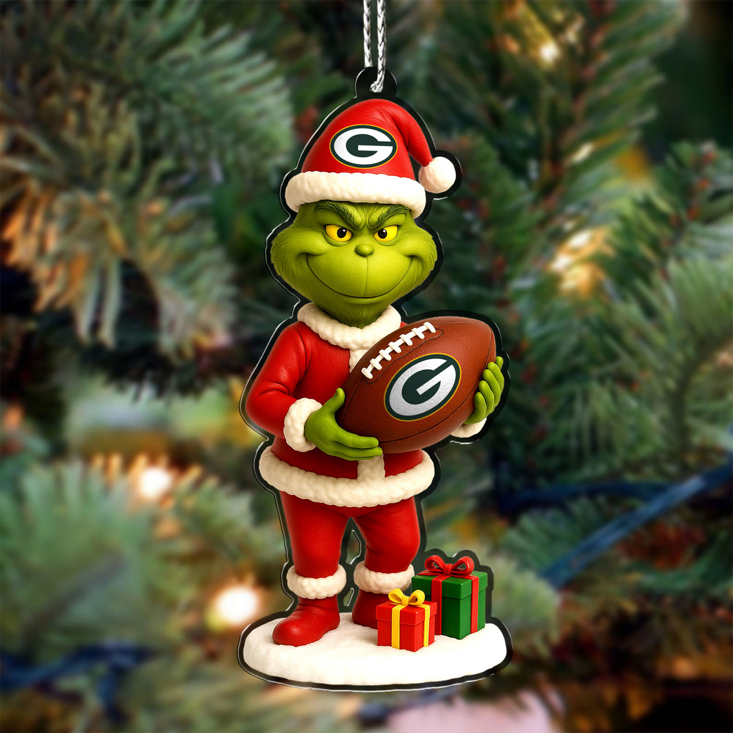 Premium NFL GB Chrismast Ornament V4 NMD TTV