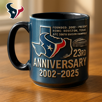 Premium NFL HOU The Anniversary Mug V1 NMD TTV