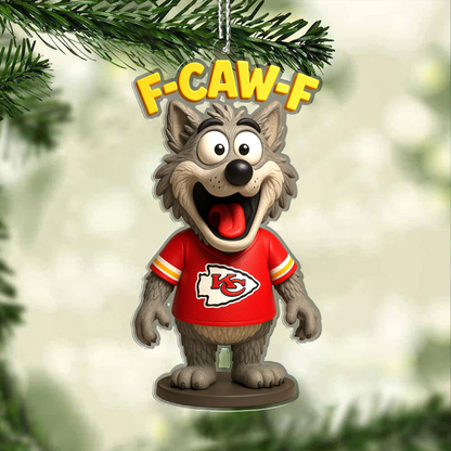 Premium NFL KC Chrismast Ornament V4 NMD TTV