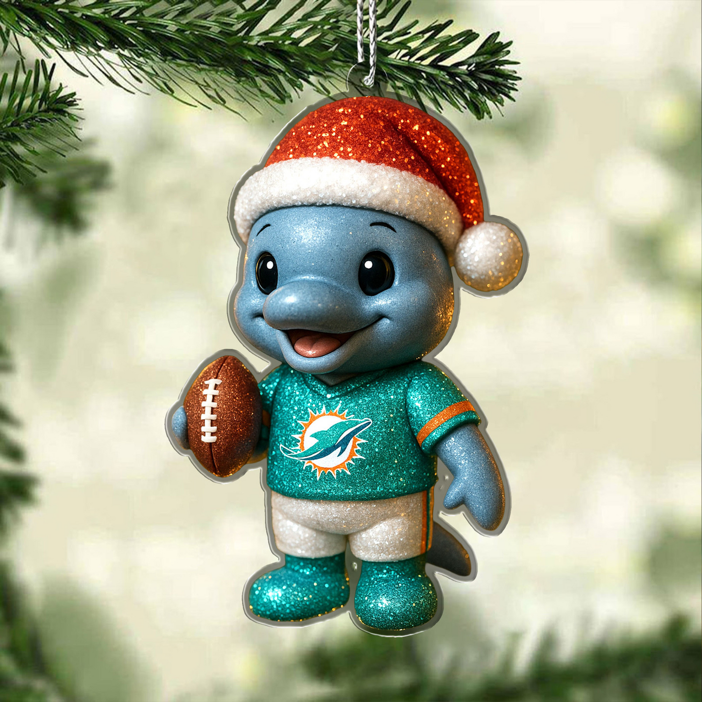 Premium NFL MIA Chrismast Ornament V4 NMD TTV