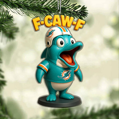 Premium NFL MIA Chrismast Ornament V4 NMD TTV