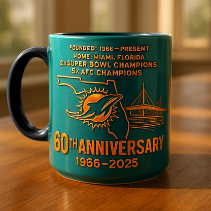 Premium NFL MIA The Anniversary Mug V1 NMD TTV
