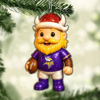 Premium NFL MIN Chrismast Ornament V4 NMD TTV