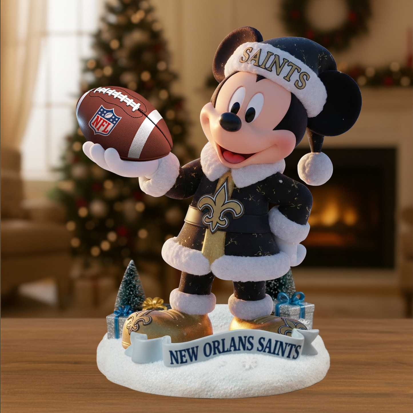 Premium NFL NO x MIC Christmas Arcylic Plaque DATND TANTD