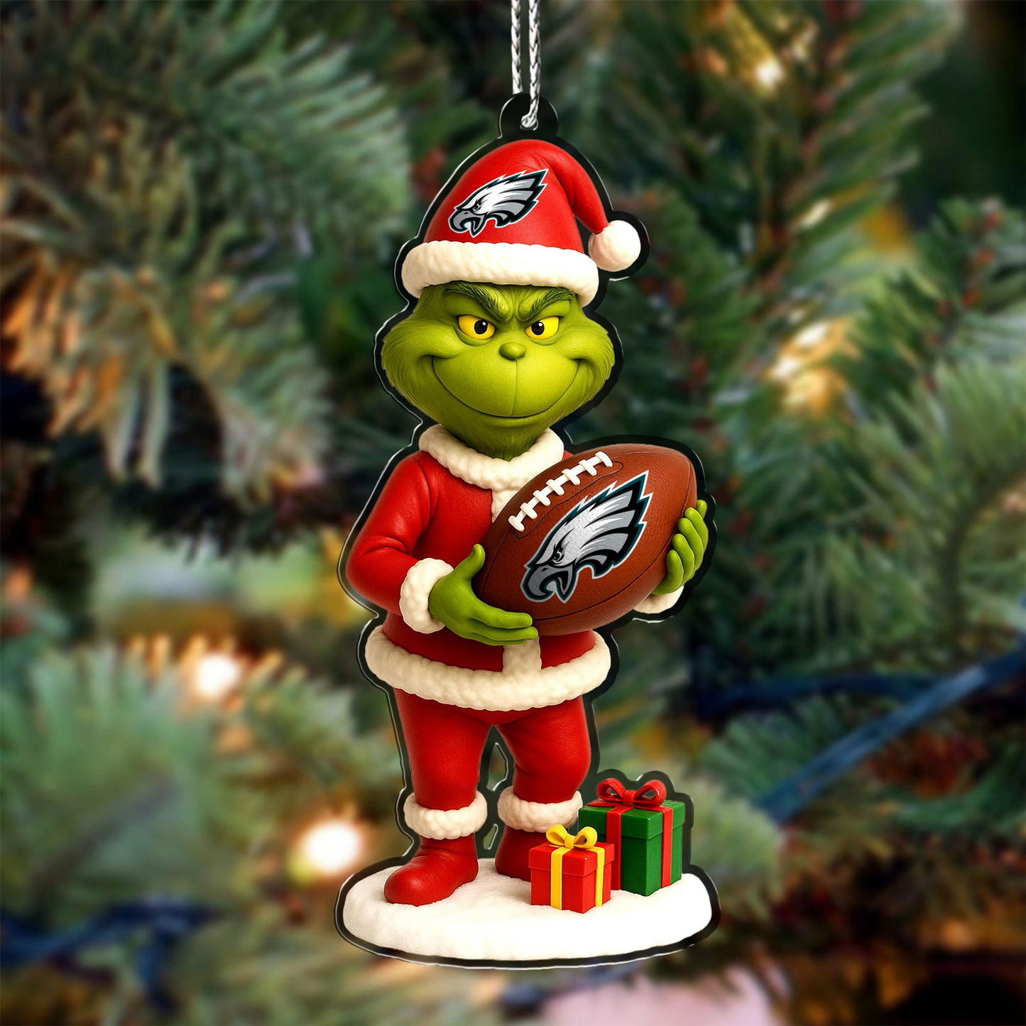 Premium NFL PHI Chrismast Ornament V4 NMD TTV