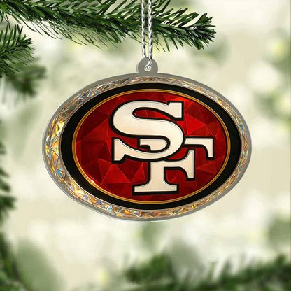 Premium NFL SF Chrismast Ornament V4 NMD TTV