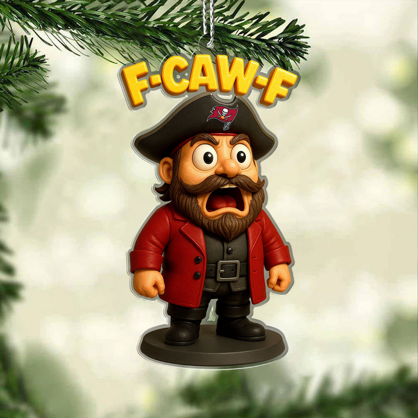 Premium NFL TB Chrismast Ornament V4 NMD TTV