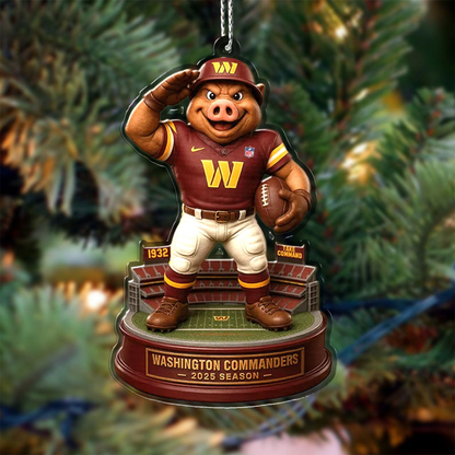 Premium NFL WAS Chrismast Ornament V4 NMD TTV