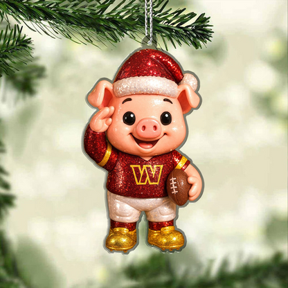 Premium NFL WAS Chrismast Ornament V4 NMD TTV