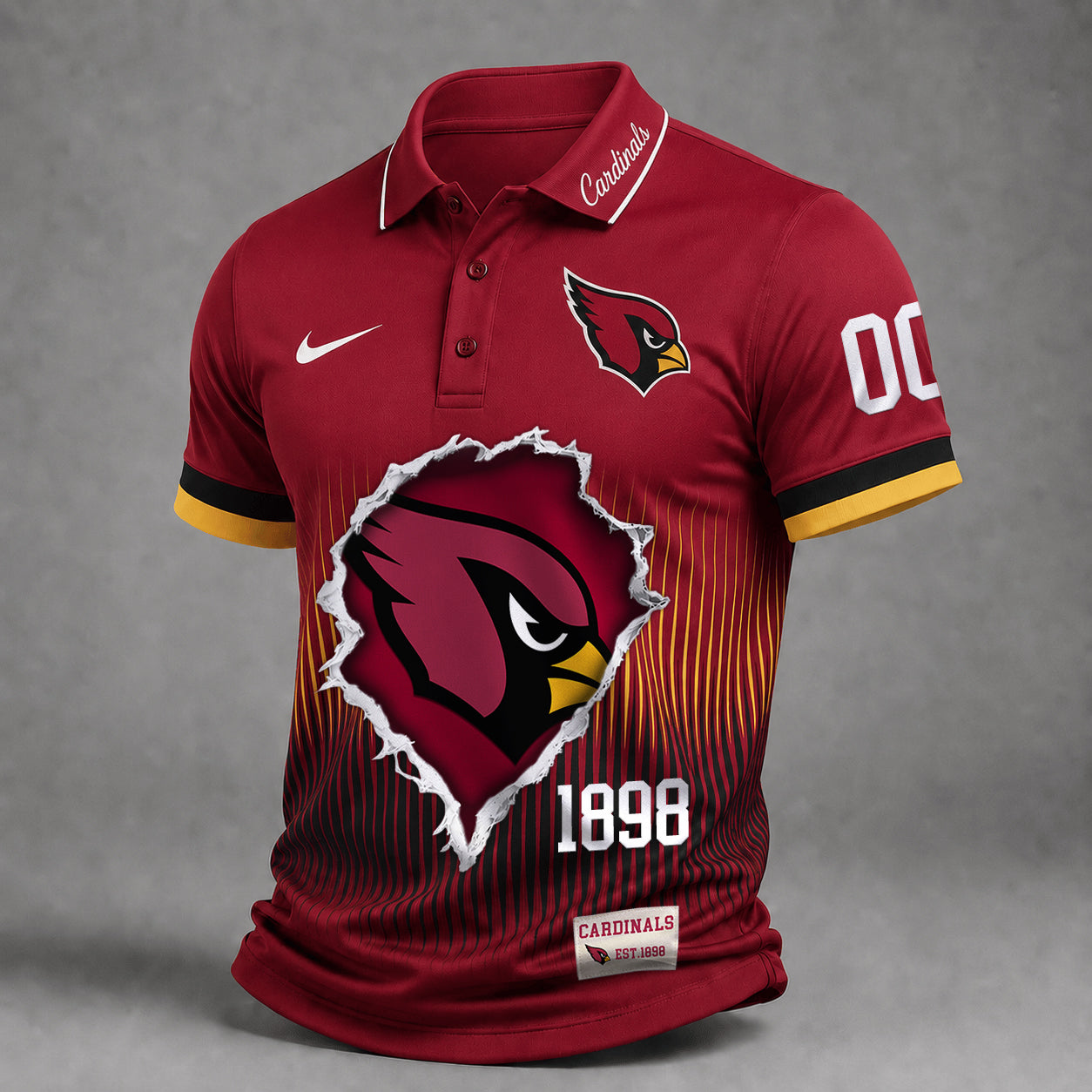Premium NFL X ARI Performance Polo V3 Shirt FOR SUMMER HOLIDAY 120626