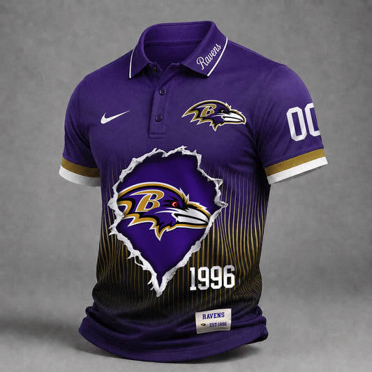 Premium NFL X BAL Performance Polo V3 Shirt FOR SUMMER HOLIDAY 120626