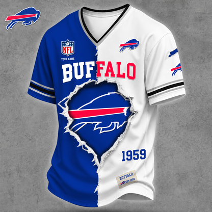 Premium NFL X BB Game Day Streetwear V-neck  Shirt NDT VHM 040626