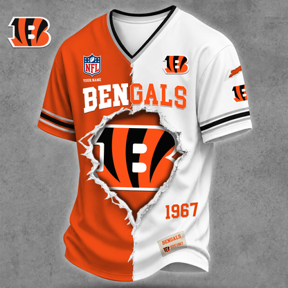 Premium NFL X CB Game Day Streetwear V-neck  Shirt NDT VHM 040626