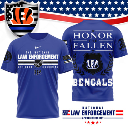 Premium NFL X CIN The National Law Enforcement 3D Shirt NDT LVH 050626
