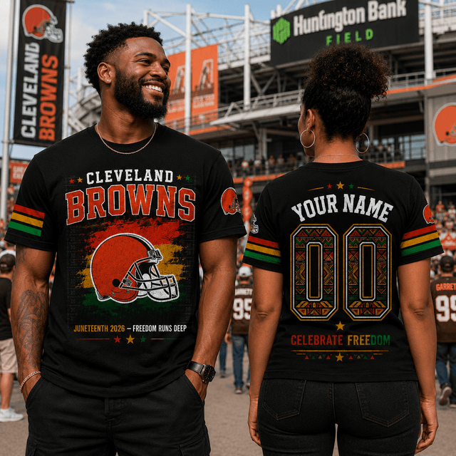 Premium NFL  X CLE Juneteenth 2026  Shirt Personalized Gift For Fan NDT VHM 090626
