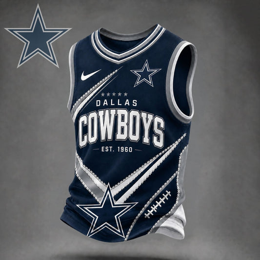 Premium NFL X DAL Game Day V-neck Tank Top Shirt NDT NHM 030626