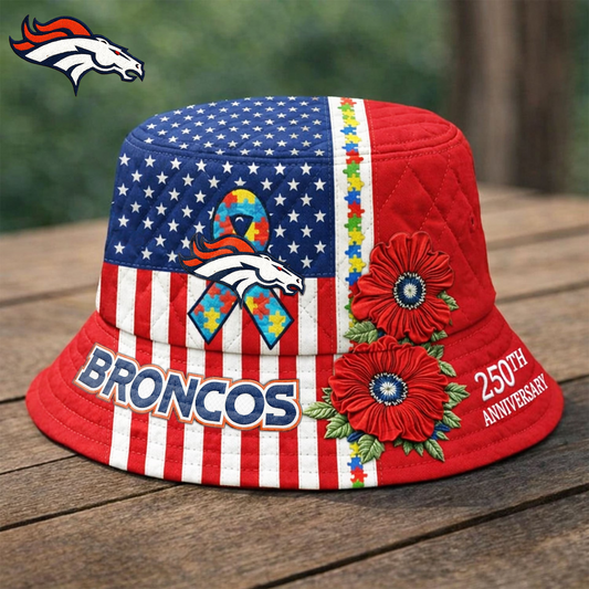 Premium NFL X DB Autism 250th Anniversary Bucket Hat  NDT VHM