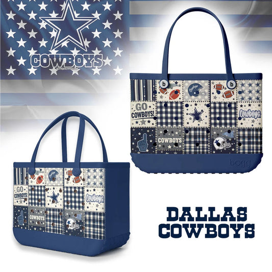 Premium NFL X DB Patchwork Design Beach Tote Bag NDT NTN