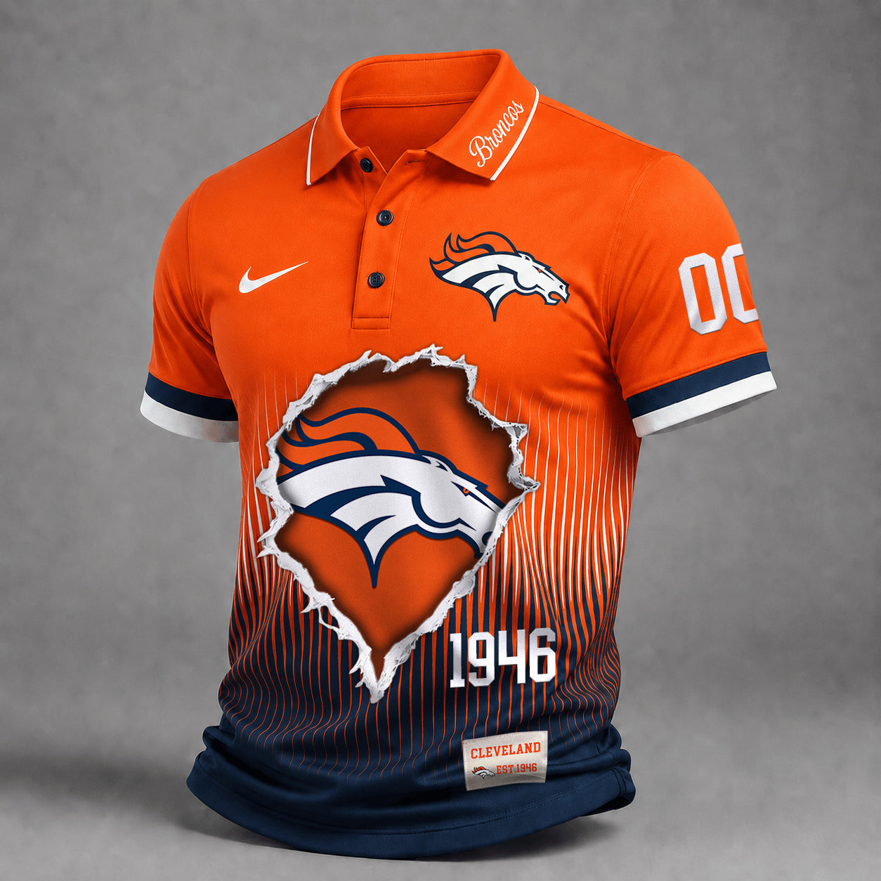 Premium NFL X DEN Performance Polo V3 Shirt FOR SUMMER HOLIDAY 120626
