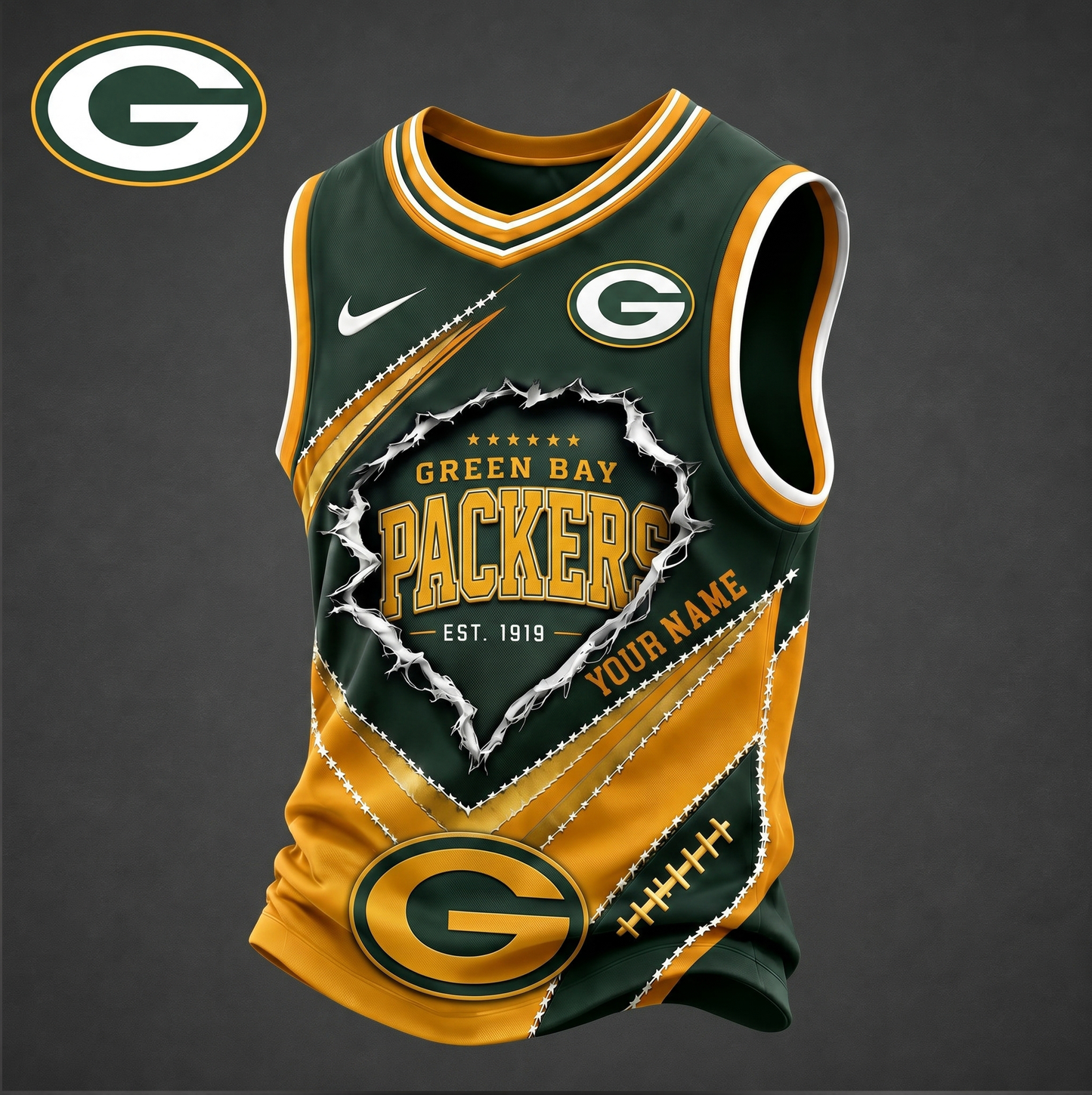 Premium NFL X GBP .Game Day V-neck Tank Top Shirt FOR SUMMER HOLIDAY NDT VHM 050626