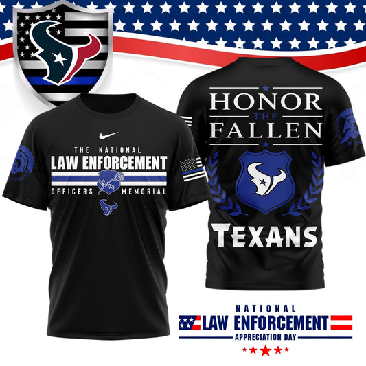 Premium NFL X HOU The National Law Enforcement 3D Shirt NDT LVH 050626