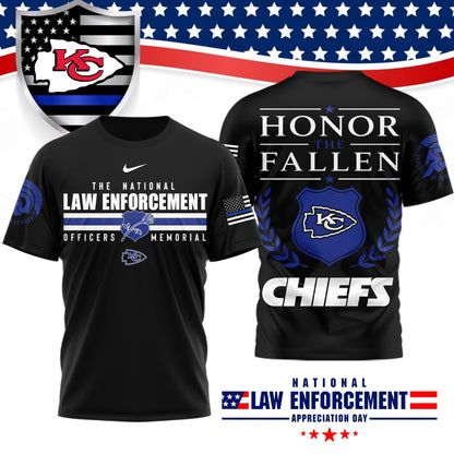 Premium NFL X KAN The National Law Enforcement 3D Shirt NDT LVH 050626