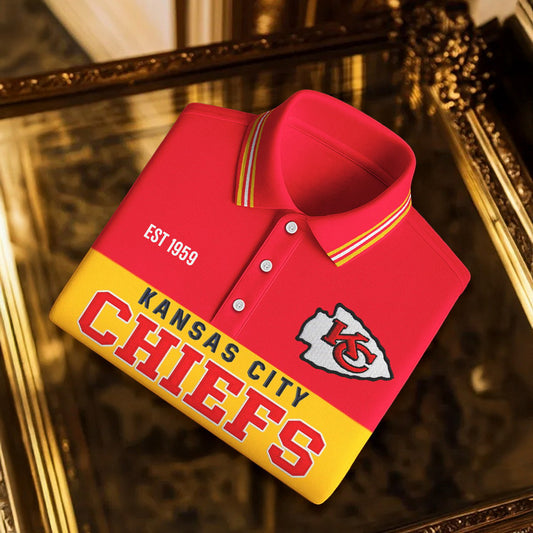 Premium NFL X KC Classic Polo Shirt NDT NHM