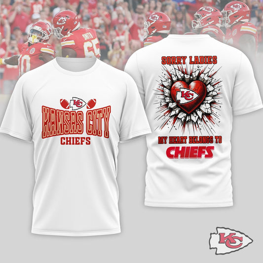 Premium NFL X Kansas City Chiefs Valentine's Day 3D Shirt NDT LVH