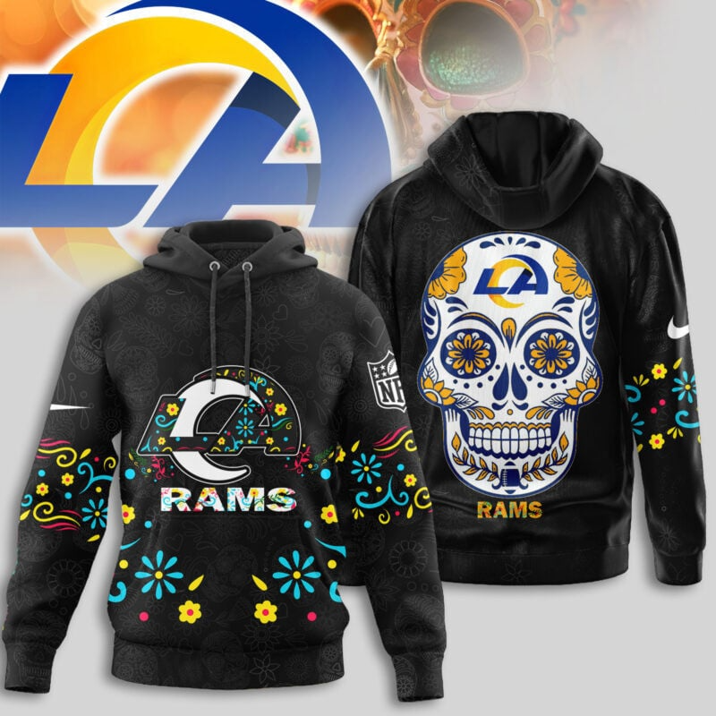 Premium NFL X LA  Dia de los Muertos Limited Editions Hoodie NDT NHM