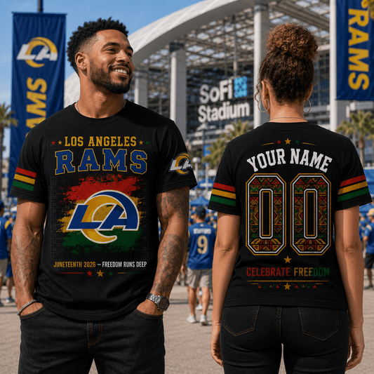 Premium NFL  X LAR Juneteenth 2026  Shirt Personalized Gift For Fan NDT VHM 090626