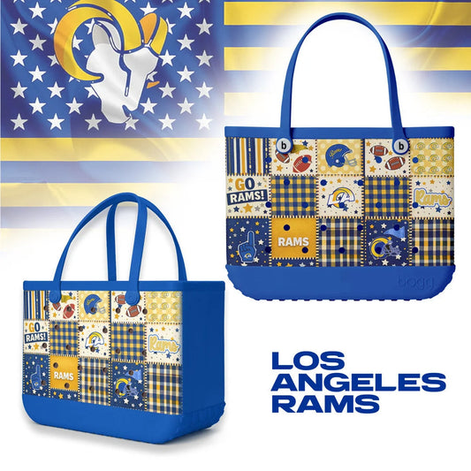 Premium NFL X LAR Patchwork Design Beach Tote Bag NDT NTN