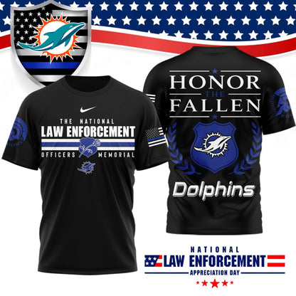 Premium NFL X MIA The National Law Enforcement 3D Shirt NDT LVH 050626