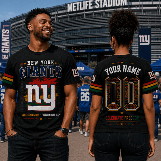 Premium NFL  X NYG Juneteenth 2026  Shirt Personalized Gift For Fan NDT VHM 090626
