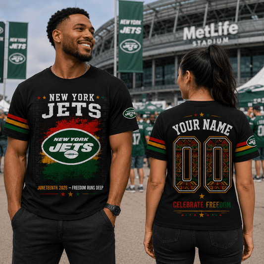 Premium NFL  X NYJ Juneteenth 2026  Shirt Personalized Gift For Fan NDT VHM 090626