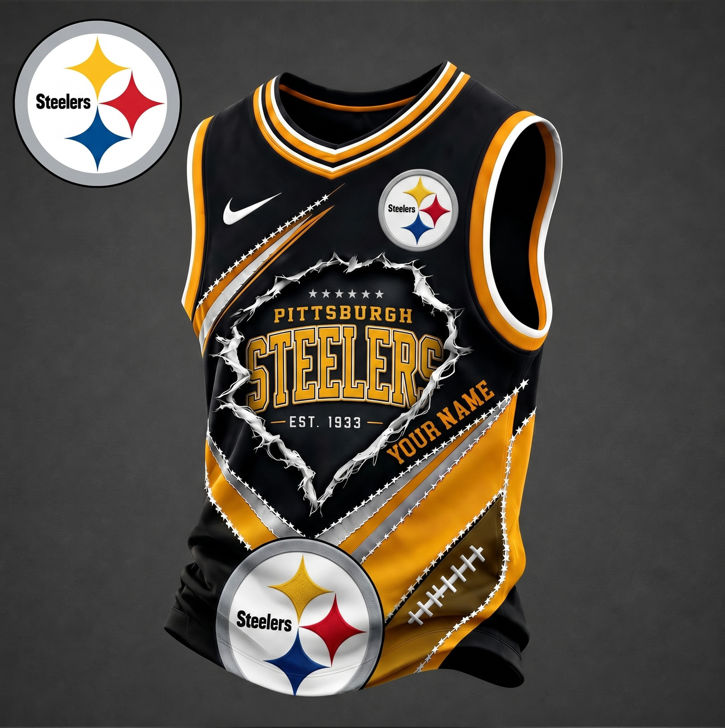 Premium NFL X PS Game Day V-neck Tank Top Shirt FOR SUMMER HOLIDAY NDT VHM 050626